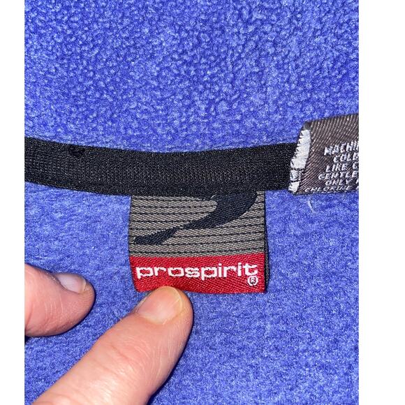 ProSpirit Quarter Zip Fleece Pullover - Men's Size XL - Great Periwinkle Color - Picture 8 of 12